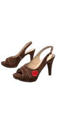 Brown Stamped Heels